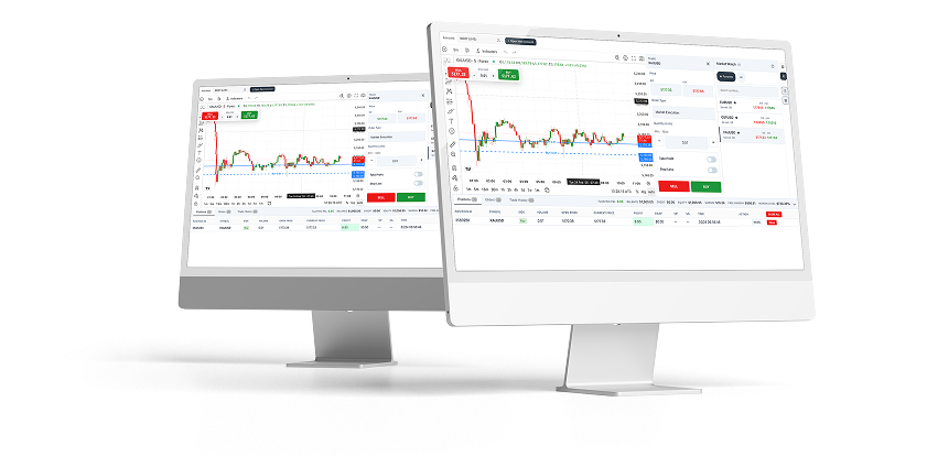Forex CRM mobile app interface